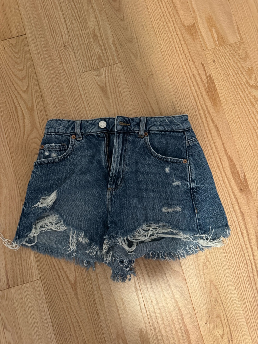 Garage jean shorts